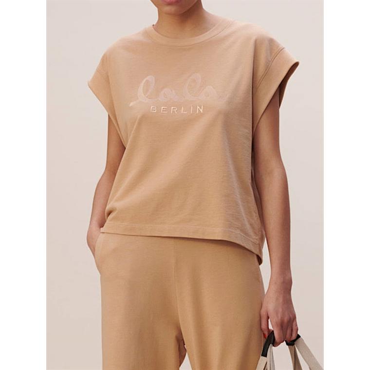 Lala Berlin Celina T-shirt, Camel 